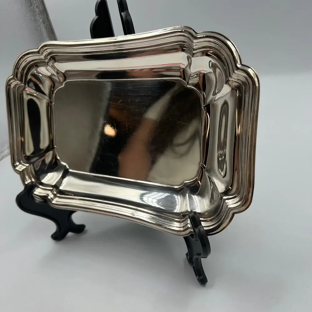 International Silver Co. Chadwick #1513 Serving Dish Platter Rectangular MCM VTG